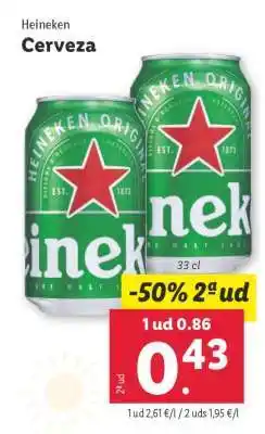 Lidl HEINEKEN Cerveza oferta