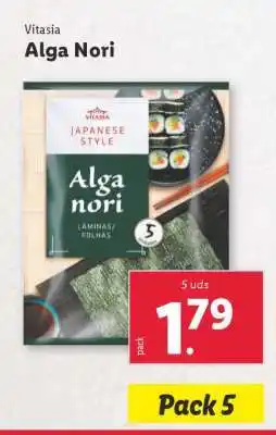 Lidl Vitasia Alga Nori oferta