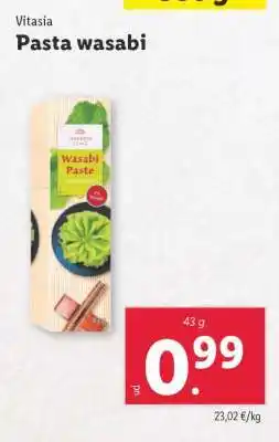 Lidl Pasta wasabi oferta