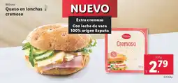 Lidl Milbona Queso en lonchas cremoso oferta