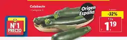 Lidl Calabacín oferta