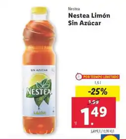 Lidl Nestea Limón Sin Azúcar oferta