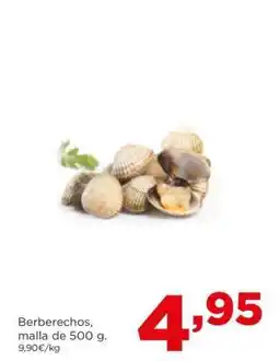 Alimerka Berberechos, malla de 500 g oferta