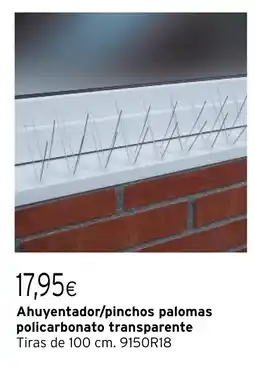 Cadena88 Ahuyentador/pinchos palomas policarbonato transparente oferta
