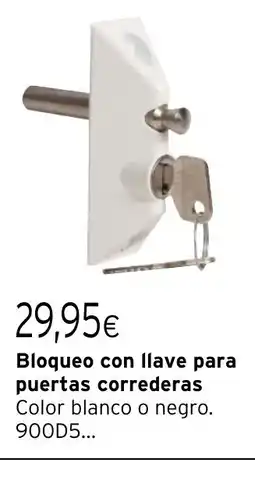 Cadena88 Bloqueo con llave para puertas correderas oferta