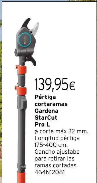 Cadena88 Pértiga cortaramas Gardena StarCut oferta
