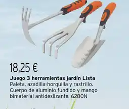 Cadena88 LISTA Juego 3 herramientas jardín oferta