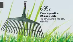 Cadena88 LISTA Escoba plastica 26 púas oferta