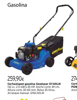 Cadena88 Cortacésped gasolina Goodyear GY40LM oferta