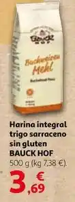 Alcampo Harina integral trigo sarraceno sin gluten oferta
