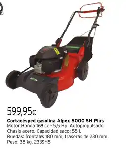 Cadena88 Cortacésped gasolina Alpex 5000 SH Plus oferta