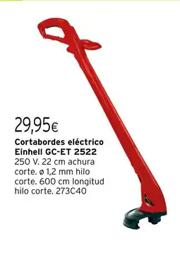 Cadena88 Cortabordes eléctrico Einhell GC-ET 2522 oferta