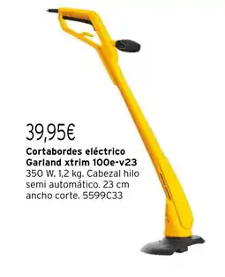 Cadena88 Cortabordes eléctrico Garland xtrim 100e-v23 oferta