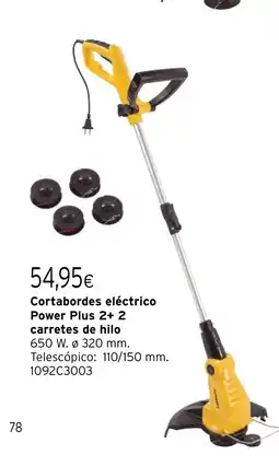 Cadena88 Cortabordes eléctrico Power Plus 2+ 2 oferta