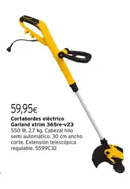 Cadena88 Cortabordes eléctrico Garland xtrim 365re-v23 oferta