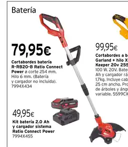 Cadena88 Cortabordes batería R-RB20-B Ratio Connect Power oferta