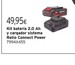 Cadena88 Kit batería 2.0 Ah y cargador sistema Ratio Connect Power oferta