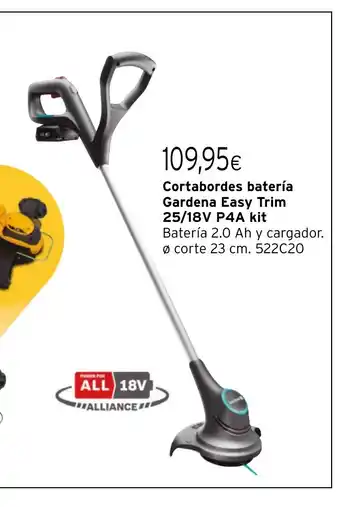 Cadena88 Cortabordes batería Gardena Easy Trim oferta