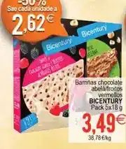 Plenus Supermercados Bicentury - barrinas chocolate abela/froitos vermellos oferta