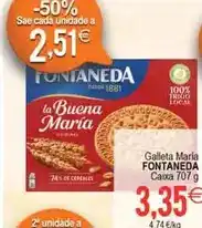 Plenus Supermercados Fontaneda - galleta maria oferta