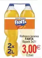 Plenus Supermercados Fanta - refresco laranxa bipack oferta