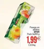 Plenus Supermercados Spar - pexego en almibre oferta