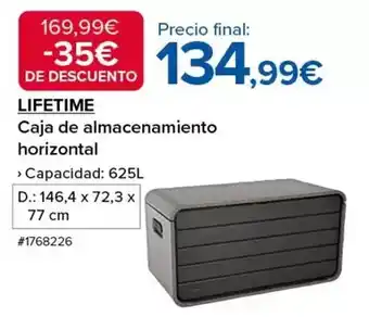 Costco Caja de almacenamiento horizontal oferta
