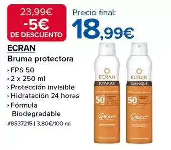 Costco Ecran - bruma protectora oferta