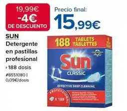 Costco Sun - detergente en pastillas profesional oferta