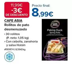 Costco Duck - cafe asia rollitos de pato desmenuzado oferta