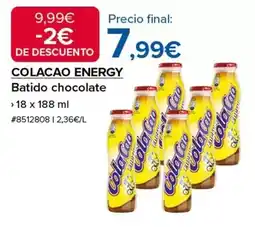 Costco Energy - batido chocolate oferta