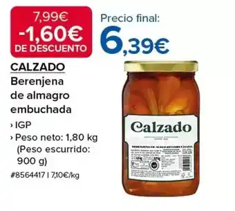 Costco Berenjena de almagro embuchada oferta