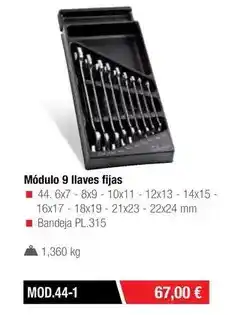 Ferri Modulo 9 llaves fijas oferta