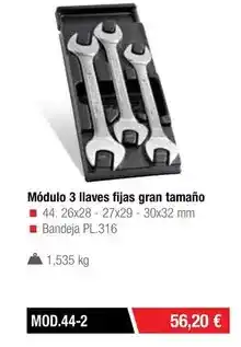 Ferri Modulo 3 llaves fijas gran tamano oferta