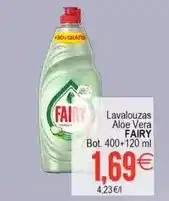 Plenus Supermercados Fairy - lavalouzas aloe vera oferta
