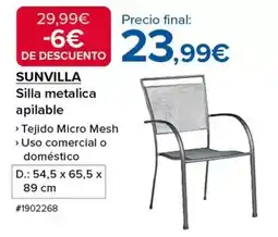 Costco Silla metalica apilable oferta