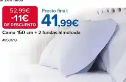 Costco Cama 150 cm + 2 fundas almohada oferta