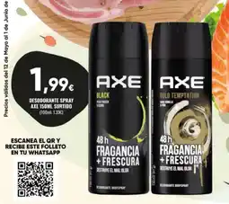 Family Cash AXE Desodorante spray oferta