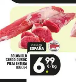 Family Cash Solomillo cerdo duroc pieza entera oferta