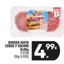 Family Cash Burger mixta cerdo y vacuno oferta