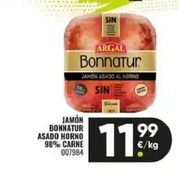 Family Cash Jamón bonnatur asado horno 98% carne oferta