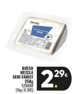 Family Cash FAMILY Queso mezcla semi oferta