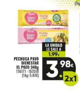Family Cash EL POZO Pechuga pavo bienestar oferta