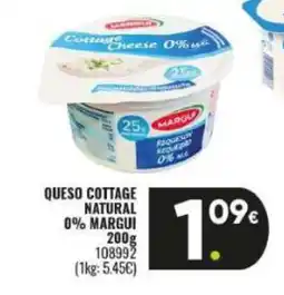Family Cash MARGUI Queso cottage natural 0% oferta