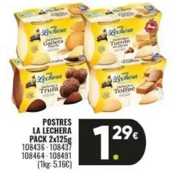 Family Cash LA LECHERA Postres oferta