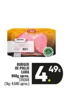 Family Cash LARA Burger de pollo oferta