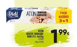Family Cash DIDI Atún aceite girasol oferta