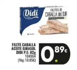 Family Cash DIDI Filete caballa aceite girasol oferta