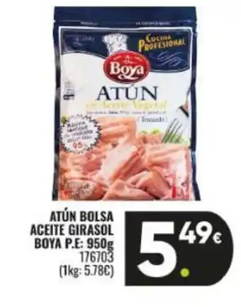 Family Cash BOYA Atún bolsa aceite girasol oferta