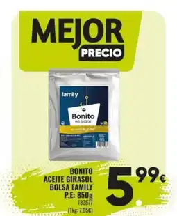 Family Cash FAMILY Bonito aceite girasol bolsa oferta